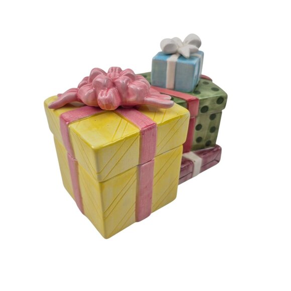 Spode Christmas Tree Candy Box Small Lidded RCPC Vintage England Earthenware - Picture 5 of 10